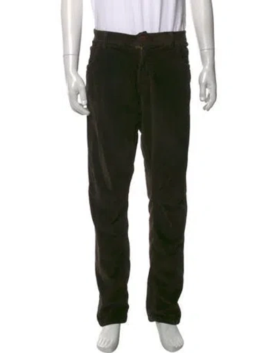 Pre-owned Isaia Tweed Pattern Corduroy Pants In Multi