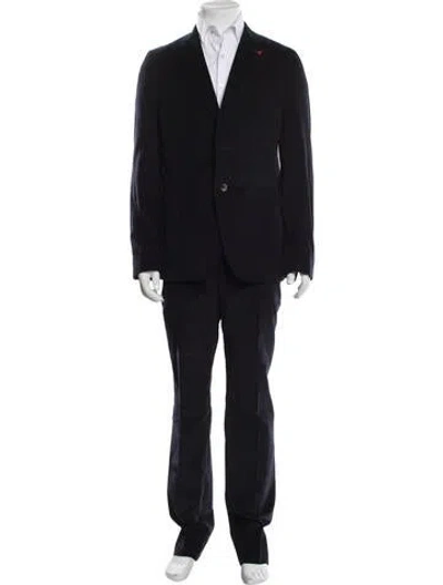 Pre-owned Isaia Two-piece Suit In Black