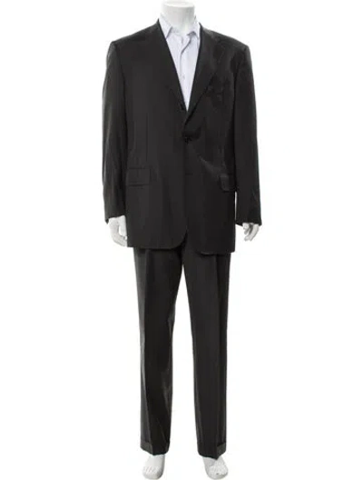 Pre-owned Isaia Two-piece Suit In Gray