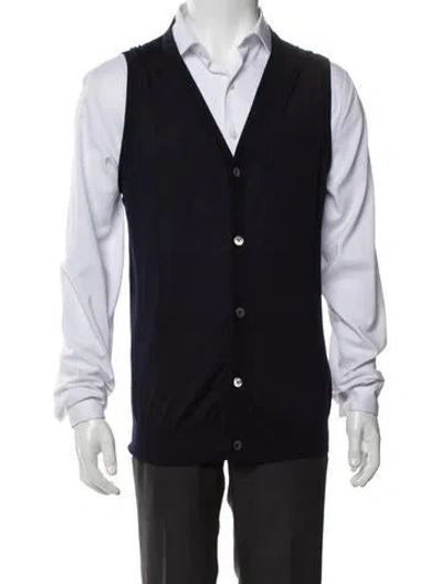 Pre-owned Isaia Vest In Black