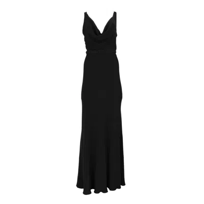Isaia Womens Black Dress