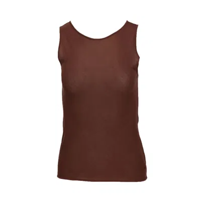 Isaia Womens Brown Cardigan