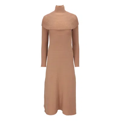 Isaia Womens Camel Cardigan In Brown