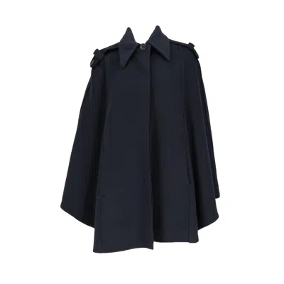 Isaia Womens Dark Blue Coat