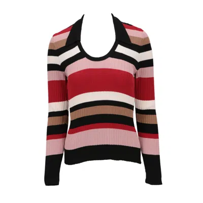 Isaia Womens Red Cardigan