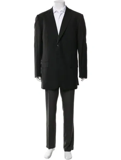 Pre-owned Isaia Wool Blazer In Black