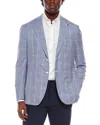 Isaia Wool Blazer In Blue