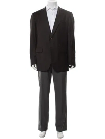Pre-owned Isaia Wool Blazer In Blue