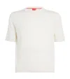 Isaia Wool-blend T-shirt In Beige