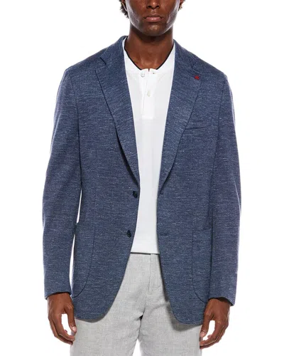 Isaia Wool In Blue