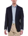 Isaia Wool Jacket In Blue
