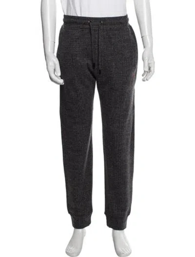 Pre-owned Isaia Wool Joggers In Gray