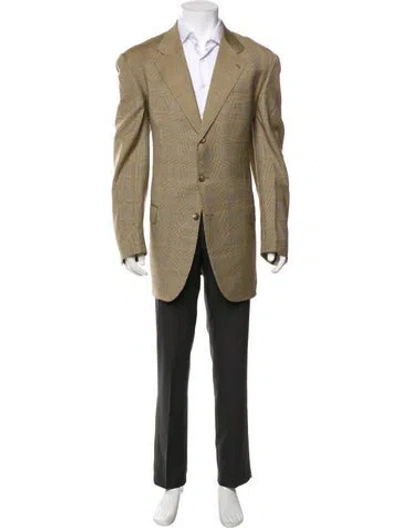 Pre-owned Isaia Wool Overcoat In Neutral