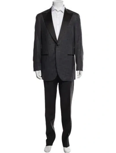 Pre-owned Isaia Wool Two-piece Blazer In Black