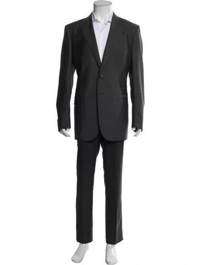 Pre-owned Isaia Wool Two-piece Blazer In Grey