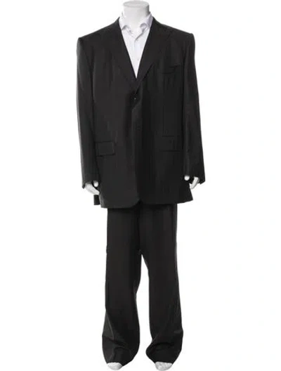 Pre-owned Isaia Wool Two-piece Suit In Black