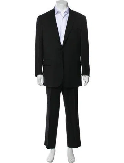 Pre-owned Isaia Wool Two-piece Suit In Black