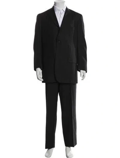 Pre-owned Isaia Wool Two-piece Suit In Black