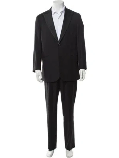 Pre-owned Isaia Wool Two-piece Suit In Black