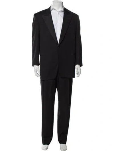 Pre-owned Isaia Wool Two-piece Suit In Black