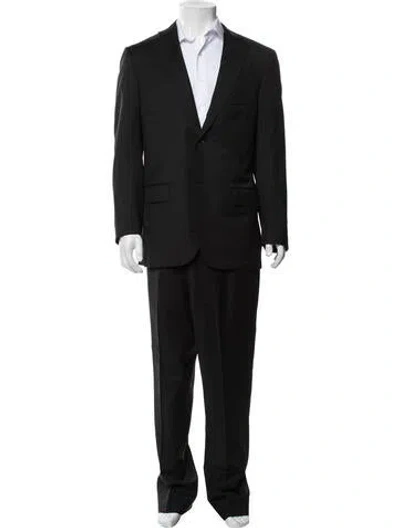 Pre-owned Isaia Wool Two-piece Suit In Black