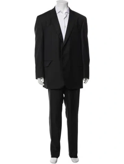 Pre-owned Isaia Wool Two-piece Suit In Black