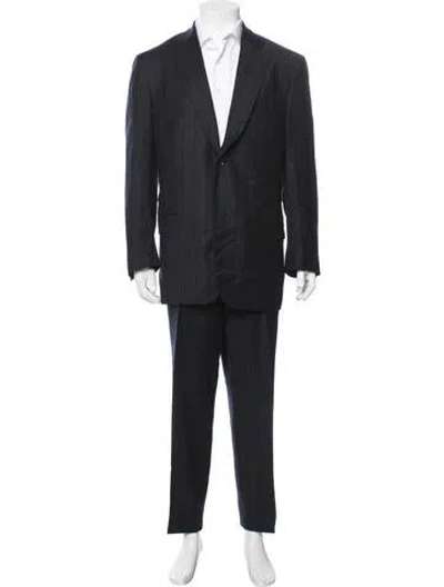 Pre-owned Isaia Wool Two-piece Suit In Black