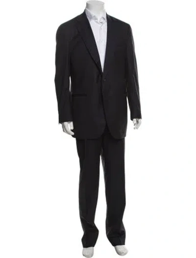 Pre-owned Isaia Wool Two-piece Suit In Black