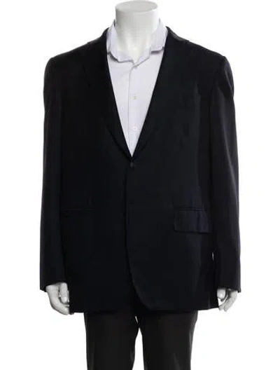 Pre-owned Isaia Wool Two-piece Suit In Blue
