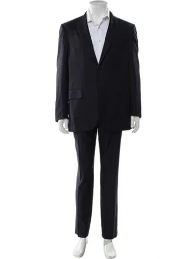 Pre-owned Isaia Wool Two-piece Suit In Blue