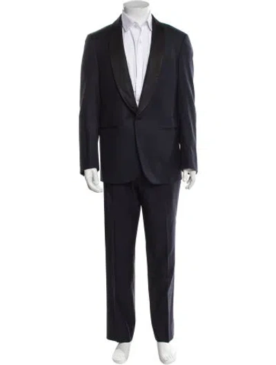 Pre-owned Isaia Wool Two-piece Suit In Blue