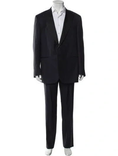 Pre-owned Isaia Wool Two-piece Suit In Blue