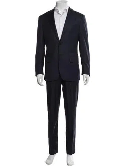 Pre-owned Isaia Wool Two-piece Suit In Blue