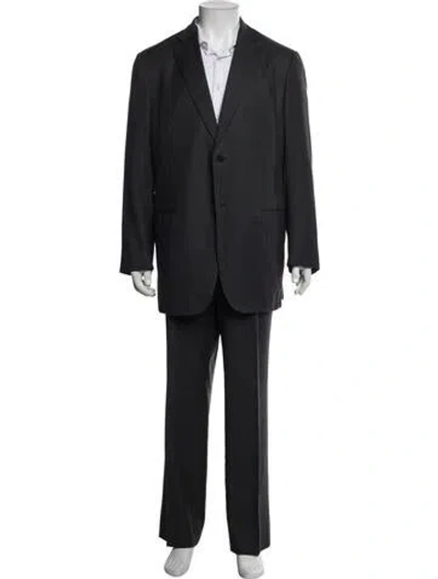 Pre-owned Isaia Wool Two-piece Suit In Gray