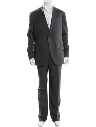 Pre-owned Isaia Wool Two-piece Suit In Gray