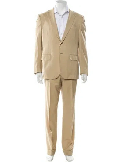 Pre-owned Isaia Wool Two-piece Suit In Neutral