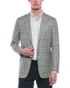 Isaia Check-pattern Blazer In Multi
