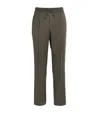 Isaia Wool Wide-leg Trousers In Grey