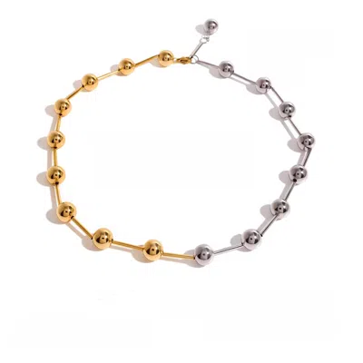 Isaiah 54:17 Women's Gold / Silver The Mykonos Necklace In Multi