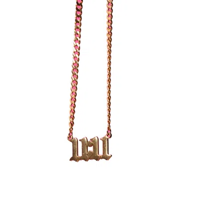 Isaiah 54:17 Women's Gold The Eleven Eleven Necklace