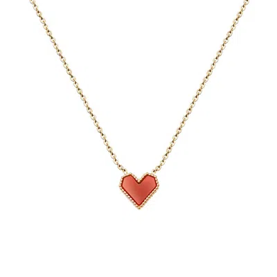 Isaiah 54:17 Women's Gold The Heart Pendant