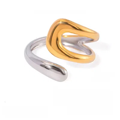Isaiah 54:17 Women's Silver / Gold The Crete Ring In Multi