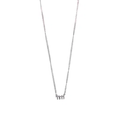 Isaiah 54:17 Women's Silver The Eleven Eleven Diamond Mini Gold In Metallic