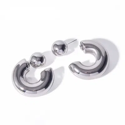 Isaiah 54:17 Women's The Milan Earrings Silver In Metallic