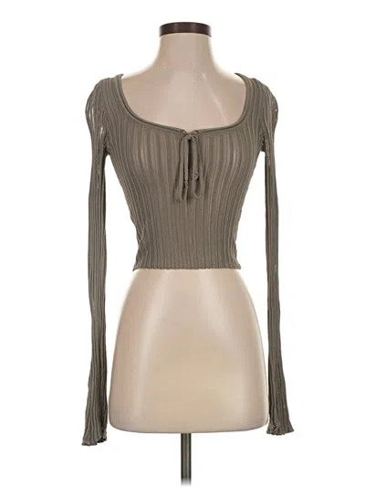 Pre-owned Isalis Cardigan Sweater In Tan