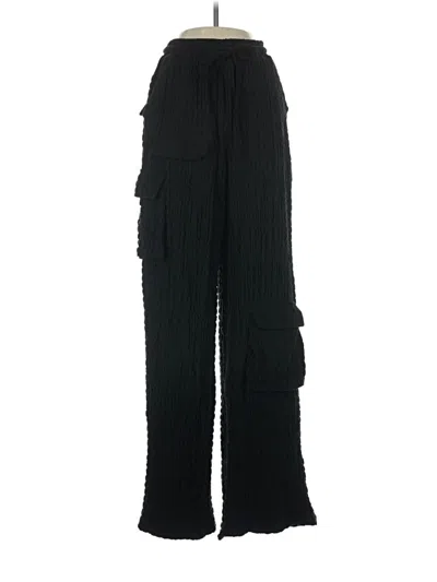 Pre-owned Isalis Cargo Pants In Black