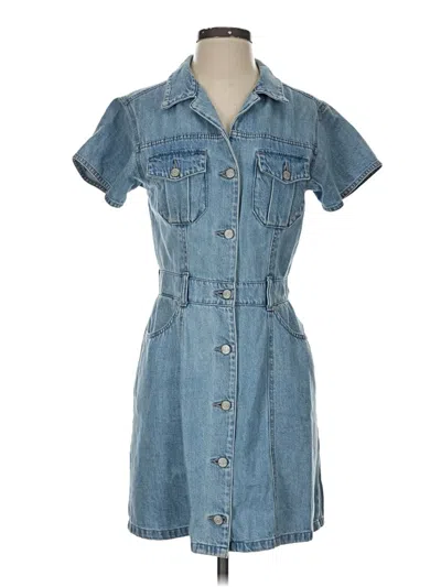Pre-owned Isalis Casual Dress In Blue