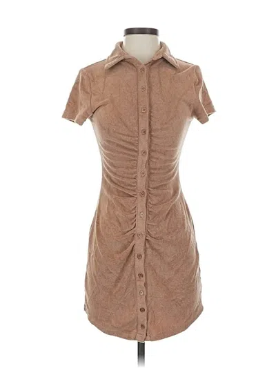Pre-owned Isalis Casual Dress In Brown