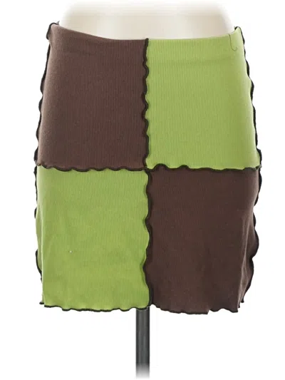 Pre-owned Isalis Casual Skirt In Green