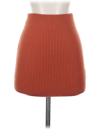 Pre-owned Isalis Casual Skirt In Orange